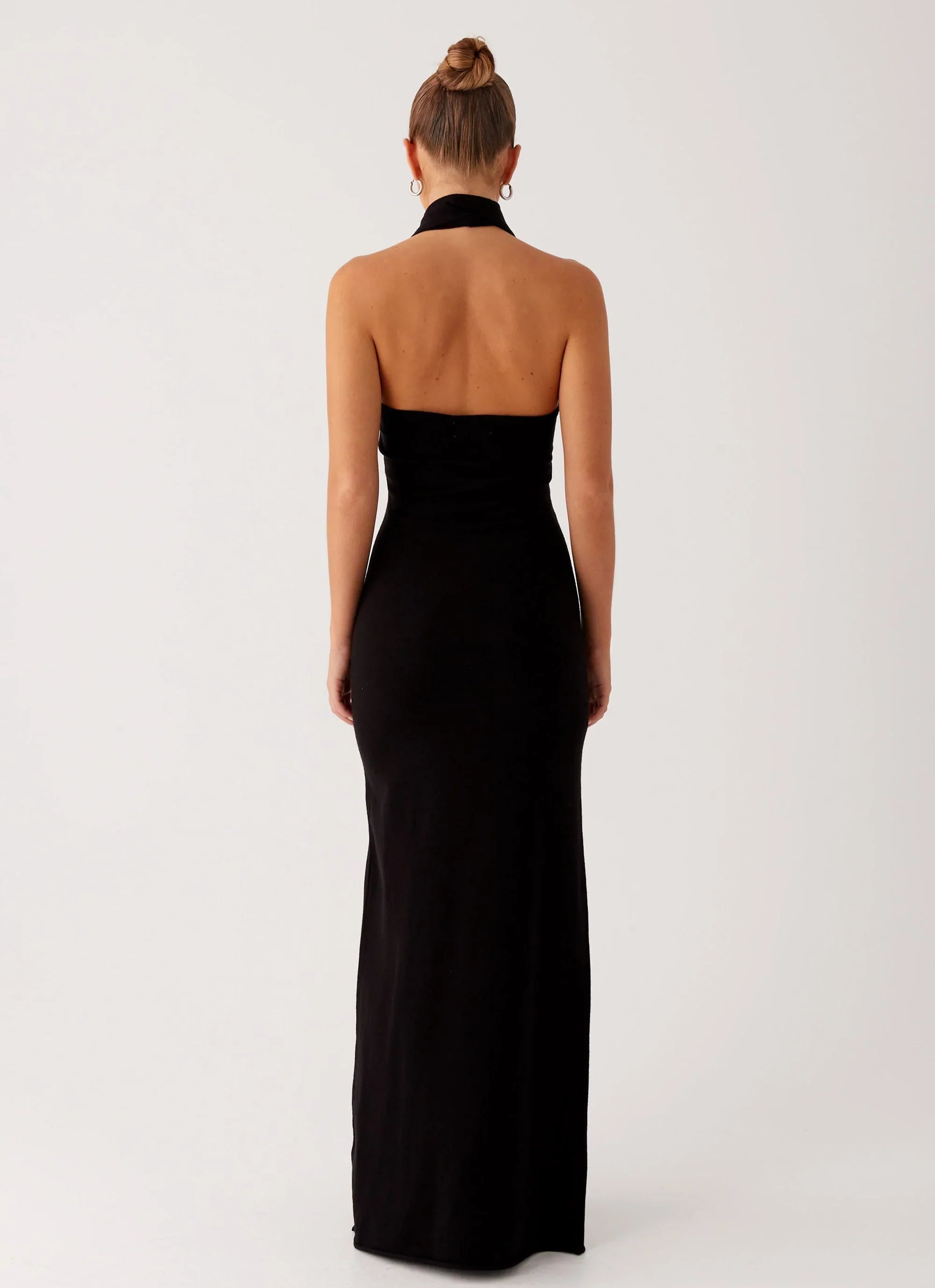 Eddie Knit Maxi Dress - Black