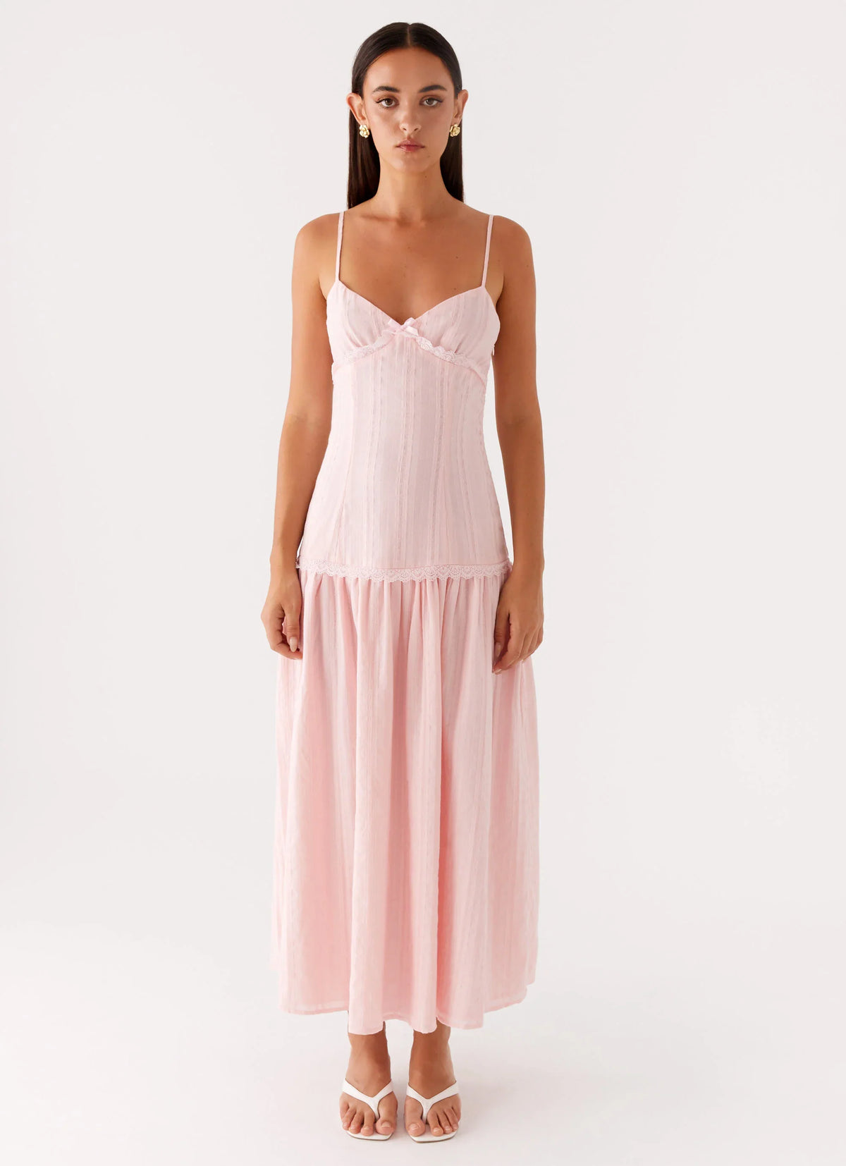 Found You Midi Dress - Pink